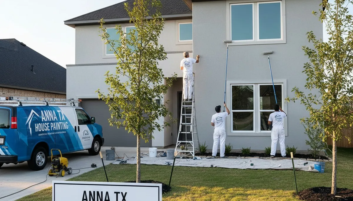 House painters in Allen, TX providing professional residential painting services