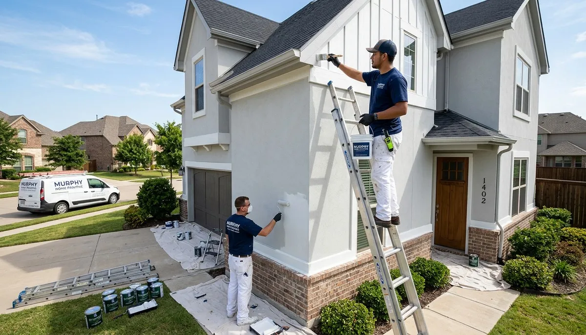 Professional house painters in Allen TX providing expert residential exterior painting services