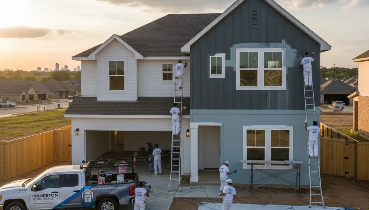 Professional house painting service in Allen, TX for interior and exterior home painting projects