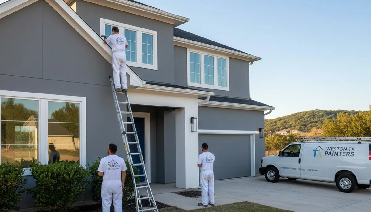 Allen, TX house painting service team providing professional interior and exterior painting for homes